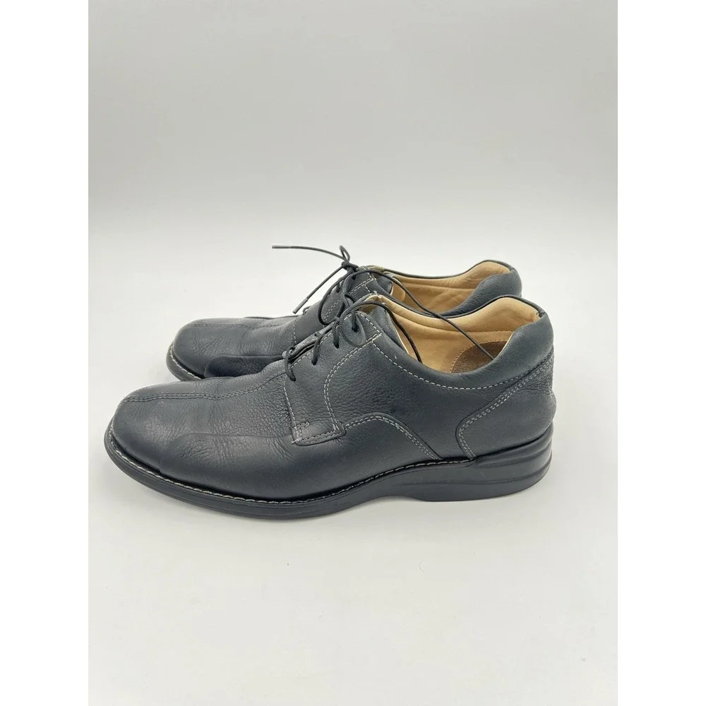 Johnston & Murphy Men's Black Leather Oxford Dress Shoes Business Formal 10.5